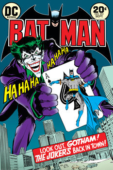 Plakát Batman - Joker back in the Town