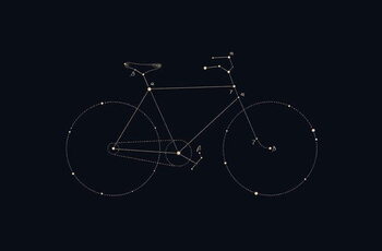 Plakát Bike Constellation