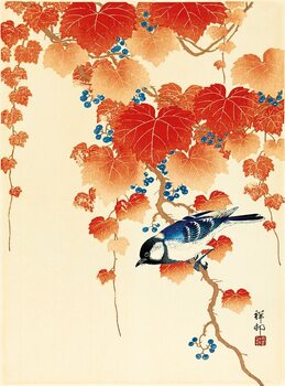 Druk artystyczny Bird and Red