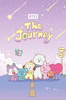 Plakát BT21 - The Journey