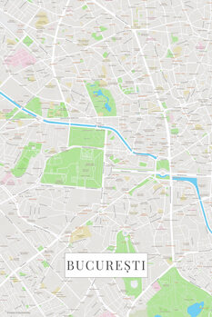 Obraz na plátně Bucuresti color