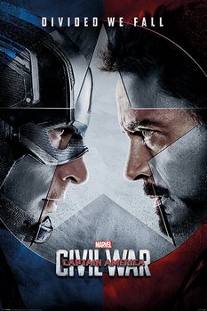 Plakát Captain America: Občanská válka - Face Off