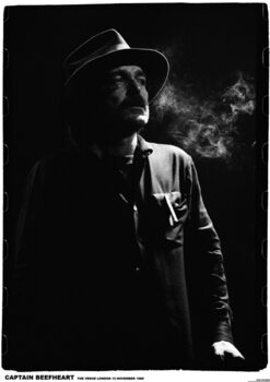 Plakát Captain Beefheart - The Venue, London 1980
