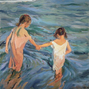 Plakát Children in the Sea, 1909