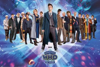 Plakát Doctor Who - 60th Anniversary