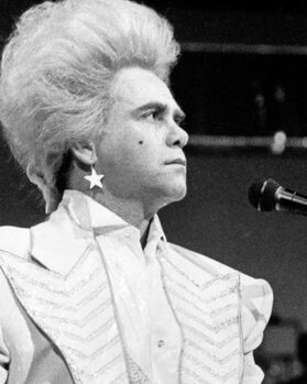 Plakát Elton John, December 1986