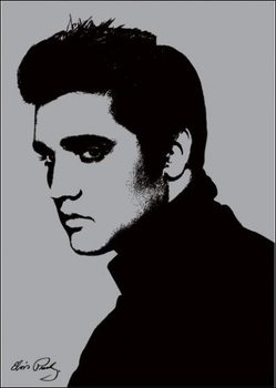 Reprodukcja Elvis Presley - Metallic