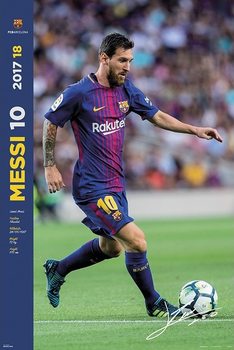 Plakát FC Barcelona 2017/2018  - Messi Accion