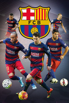 Plakát FC Barcelona - Star Players