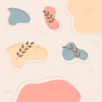 Plakát Fluid style poster. Abstract graphic elements.