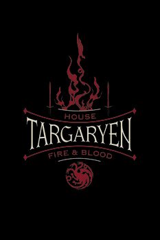 Plakát Game of Thrones - House of Targaryen