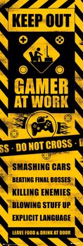 Plakat Gamer at Work