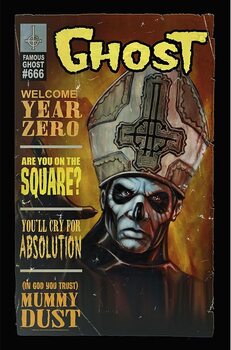 Textilní plakát Ghost - Magazine
