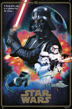 Plakat Gwiezdne wojny - 40th Anniversary Villains