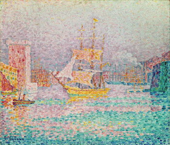 Plakát Harbour at Marseilles, c.1906