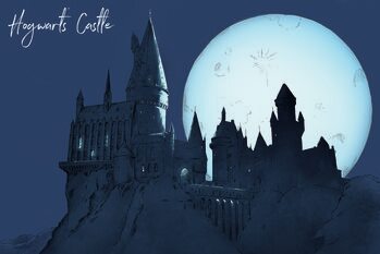 Plakát Harry Potter - Hogwarts Castlle
