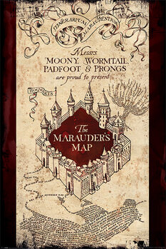 Plakat Harry Potter - Mapa Marauder