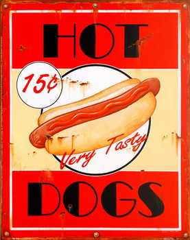 Druk artystyczny Hot Dogs