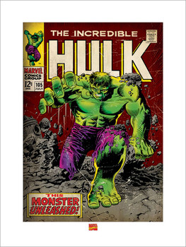 Druk artystyczny Incredible hulk