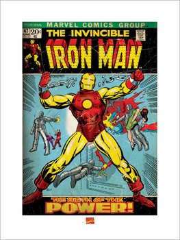 Druk artystyczny Iron Man