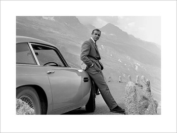Reprodukcja James Bond 007 - Aston Martin