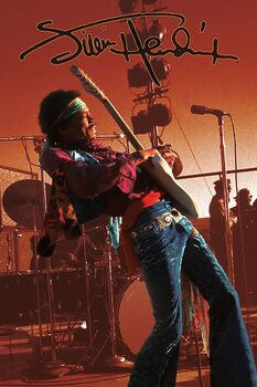 Plakát Jimi Hendrix - Live