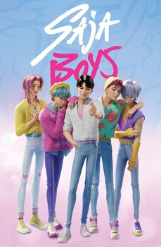 Plakát K-Pop Demon Hunters - Saja Boys
