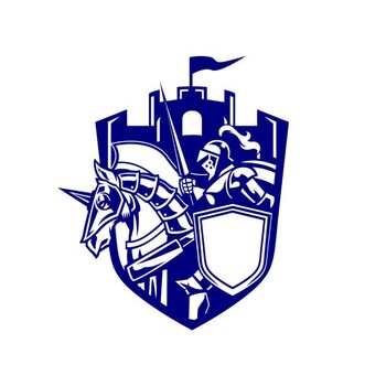 Plakát Kingdom Warrior Vector Illustration