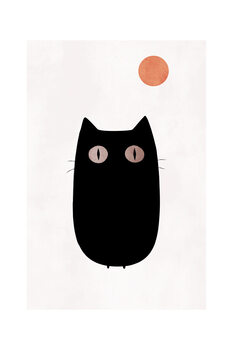 Plakát Kubistika - The cat