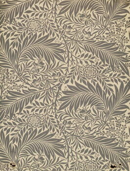 Plakát Larkspur, wallpaper design, 1872