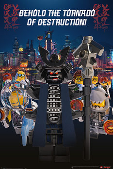 Plakát Lego Ninjago Film - Garmadon Destruction