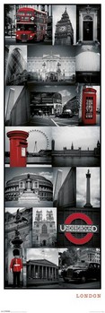 Plakat Londyn - collage