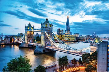 Plakát Londýn - Tower Bridge