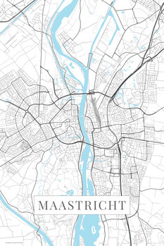 Obraz na plátně Maastricht white