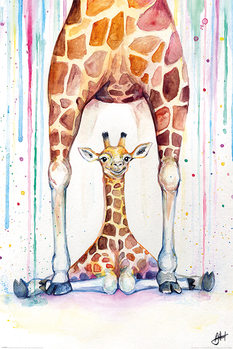 Plakát Marc Allante - Gorgeous Giraffes