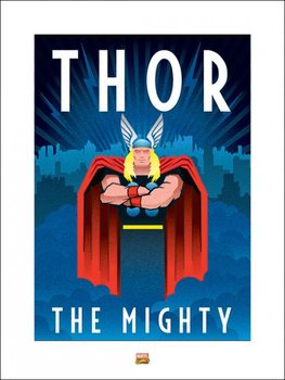 Reprodukcja Marvel Deco - Thor