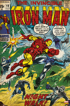 Plakát MARVEL - iron man comic