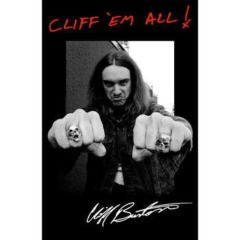 Textilní plakát Metallica - Cliff 'Em All