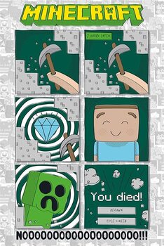 Plakat Minecraft - One last Diamond