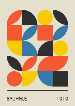 Plakát Minimal vintage 20s geometric design posters,