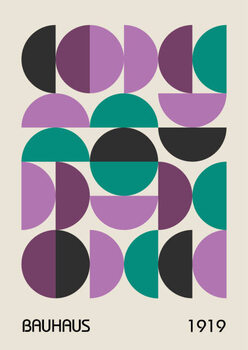 Plakát Minimal vintage 20s geometric design posters,