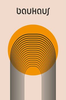 Plakát Minimalist vintage 20s geometric design poster.