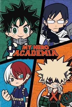 Plakat My Hero Academia - Chibi