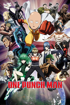 Plakat One Punch Man - Collage