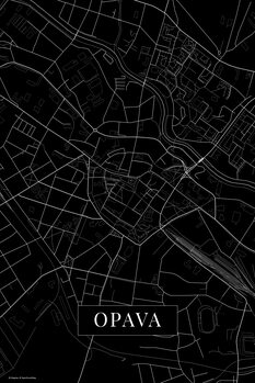 Plakát Opava black