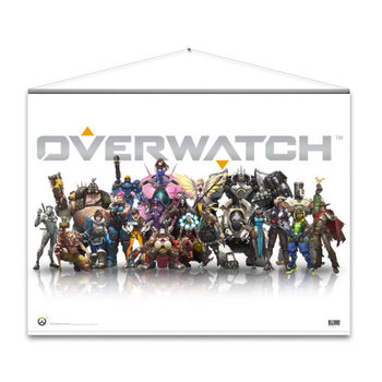 Textilní plakát Overwatch - Heroes