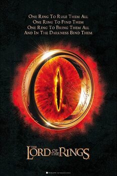 Plakát Pán Prstenů - The One Ring