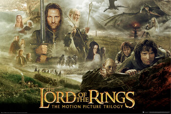 Plakát Pán prstenů - Trilogie