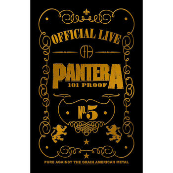 Textilní plakát Pantera - 101 Proof