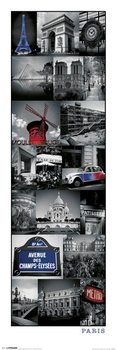 Plakat Paryz - Collage
